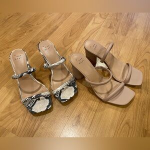 A New Day Size 6 sandal heels bundle